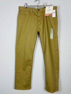 NWT Dockers Jean Cut Straight Fit Tech Stretch Khaki Pants Size 34x29 Preppy